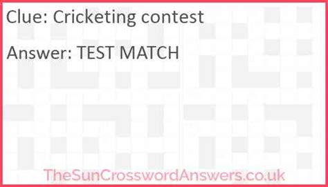 Cricketing contest crossword clue <b>eulc ;touq&tsetnoc tekcirC;touq& rof snoitulos elbissop eht era ereH </b>
